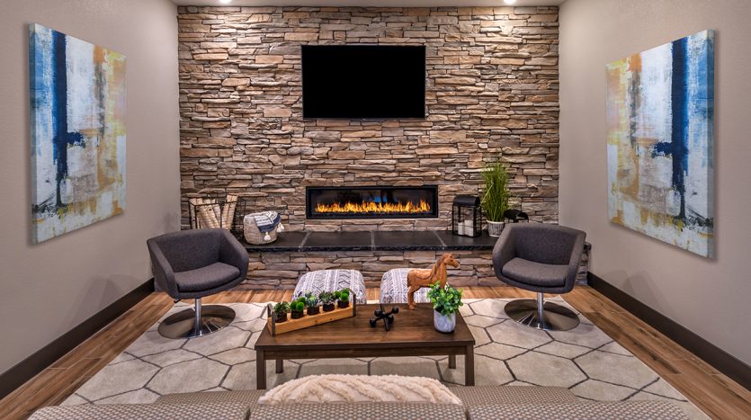 Carson Hills Apartments - Carson City NV - Clubhouse - Fireplace